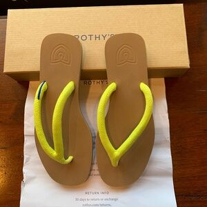 Rothy’s NWB The Flip Flop Margarita Size 7